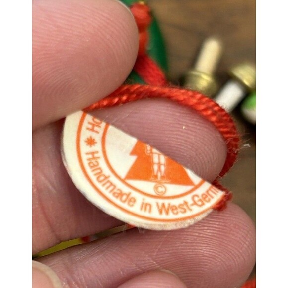 Vintage Kathe Wohlfahrt & Ulbricht Christmas Ornaments Germany Lot Of 6 READ - Picture 10 of 15